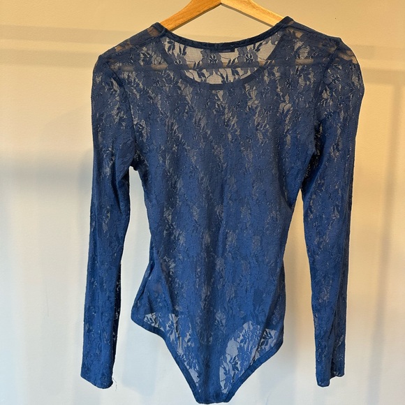 Denim Lace bodysuit - Picture 3 of 3